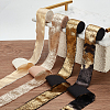   4 Roll 4 Colors 5M Hot Stamping Velvet Frayed Ribbon OCOR-PH0004-18-4
