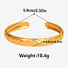 304 Stainless Steel Evil Eye Cuff Bangles for Women MB1147-2-4