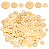   120Pcs 3 Style Brass Spacer Beads KK-PH0005-70-1