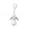 Angel Acrylic Imitation Pearl Pendant Decorations HJEW-JM02318-1