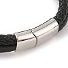 Braided Microfiber Leather Multi-strand Bracelets BJEW-B096-21C-3