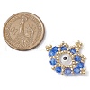 Seed Beads Beaded Charms PALLOY-MZ00344-3