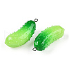 Opaque Resin Vegetable Pendants RESI-N039-79-2