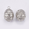 Brass Cage Pendants KK-P115-20P-A-2