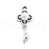 Alloy Rhinestone Pendants FIND-U026-08P-1