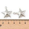 Star Brass Pendants KK-M327-08B-P-3