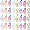 Olycraft 48pCS 8 Colors Transparent Resin Pendants RESI-OC0001-38-1