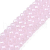 Electroplate Glass Beads Strands EGLA-A044-J4mm-A02-1