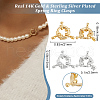 Beebeecraft 10Pcs 2 Colorsd Brass Spring Ring Clasps KK-BBC0016-33-2