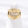 304 Stainless Steel Cuff Open Rings RJEW-S629-10G-C-1