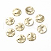 Brass Connector Charms KK-WH0063-06G-1