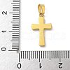Ion Plating(IP) 304 Stainless Steel Micro Pave Cubic Zirconia Pendants STAS-Z107-08G-09-3