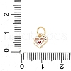 Brass Micro Pave Cubic Zirconia Pendants KK-D364-10G-3