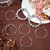 SOFPLATE 30 Pairs 304 Stainless Steel Hoop EarRing Shapes EJEW-SP0001-02B-P-4