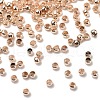 Brass Crimp Beads KK-E002-RG-1
