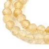 Natural Yellow Quartz Beads Strands G-G259-D03-3mm-4