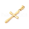 304 Stainless Steel Pendants STAS-L286-08G-2