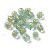 Handmade Gold Foil Lampwork Glass Beads X1-LAMP-G158-02D-1