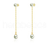 Mother's Day Jewellery Baroque Freshwater Pearl Tassel Pendant Stud Earrings JA8255-1