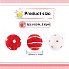 24Pcs 3 Style Craft Pom Pom for DIY Doll Keychain Hair Accessories DIY-FG0004-20-2