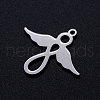 Tarnish Resistant 201 Stainless Steel Pendants STAS-Q201-JN314-1-21.5-2
