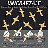 Unicraftale 12Pcs Ion Plating(IP) 304 Stainless Steel Pendants STAS-UN0045-07-5