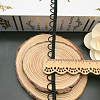 WADORN 10 Yards Polyester Braided Trims with Elastic Button Loops EC-WR0001-02A-5
