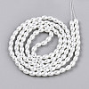 Baking Painted Pearlized Glass Pearl Bead Strands HY-T002-01B-01-1
