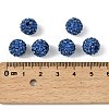 Polymer Clay Grade A Crystal Rhinestone Pave Disco Ball Beads X-RB-H258-10MM-243-2