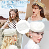 Polyester Mesh Ribbons for Bridal Headwear AJEW-WH0518-73A-6
