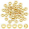 40Pcs Brass Spacer Beads KK-LP0001-11-1