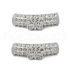 Brass Tube European Beads KK-G532-05B-P-1