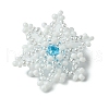 Christmas Seed Beads Beaded Charms PALLOY-MZ00297-05-4