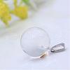 Natural Quartz Crystal Pendants G-R355-06-1