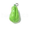Resin Iron Pendants RESI-D280-15-1