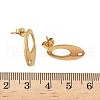 304 Stainless Steel Stud Earring Finding STAS-V015-29G-3