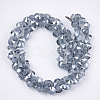 Electroplate Glass Beads Strands EGLA-S179-03B-C03-2