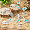 16Pcs 8 Styles Synthetic Turquoise Pendants FIND-TA0003-26-6