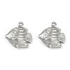 Ocean 304 Stainless Steel Pendants STAS-P390-01D-P-1