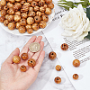 Olycraft 180Pcs 3 Style Round Natural Wood Beads WOOD-OC0001-94-3