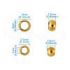 Brass Crimp Beads KK-TA0007-56-9