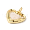 Rack Plating Brass Enamel Pendants KK-Z056-40G-01-2