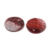 Spray Painted Natural Akoya Shell Charms SHEL-F007-15A-4