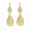 Rack Plating Brass Stud Earrings EJEW-U006-07G-1