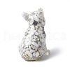 Resin Dog Display Decoration DJEW-P021-C01-3