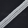DICOSMETIC 2 Strands Transparent Glass Beads Strands GLAA-DC0001-41-1