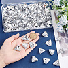 Olycraft 100Pcs Pointed Back Acrylic Rhinestone Cabochons TACR-OC0001-11-3