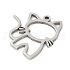 Non-Tarnish 5Pcs 201 Stainless Steel Pendants STAS-B064-03P-2