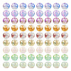  180Pcs 9 Colors Baking Painted Crackle Glass Beads DGLA-TA0001-06-9