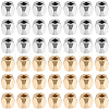 Beebeecraft 300Pcs 2 Colors Brass Spacer Beads KK-BBC0016-28-1